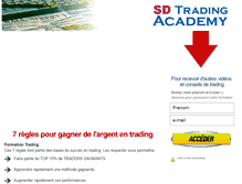 Tablet Screenshot of formation-au-trading.com